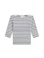 Tommy Hilfiger Damen Slim Cody Boat-Nk 3/4Slv Ww0Ww40589, Weiß, L