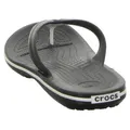Pantolette bis 30mm Absatz (casual) Crocband Flip - Schwarz - 36