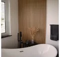 HOME DELUXE Wandpaneel Akustikpaneel / Lamellenwand SONIC, BxL: 40,00x80,00 cm, 0,32 qm, (Schalldämpfend, 1-tlg., Individuell kürzbar und zuschneidbar) Holzwand, Akustik Wand Paneele, Akustik Paneel