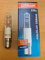 OSRAM HALOLUX CERAM B15d 230W 64479 KL KLAR NADE IN GERMANY 4350 LUMEN DIMMBAR !