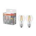 2 x Osram LED Filament A60 Birnen 7W = 60Watt E27 klar 806lm warmweiß 2700K