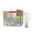 DOPPELPACK sparsames Osram E27 LED BASE Filament Leuchtmittel