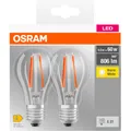 OSRAM LED-Lampen Base CLASSIC A60 Multipack E27 7 W klar, 2 St.