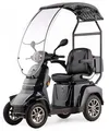 Elektro-Mobilitätsroller GRAVIS GRAU mit Verdeck 1000W
