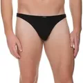 Bruno Banani Check Line 2.0 String Schwarz Polyamid Medium Herren