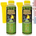 Petec Diesel Systemreiniger 2x 300ml Additiv Motor Schmierung Schutz Pflege
