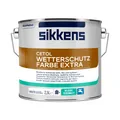 Sikkens Cetol Wetterschutzfarbe Extra weiß 1L, 2,5L Deckende Holzfarbe,