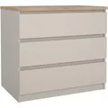 Boxxx Kommode, Eiche, Kaschmir, Holzwerkstoff, 3 Schublade(n) Schubladen, 77x70.1x50 cm, FSC Mix, Made in Denmark, Typenauswahl, Beimöbel erhältlich, stehend, Wohnzimmer, Kommoden & Sideboards, Kommoden
