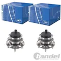 2X SKF RADLAGER-SATZ HINTEN PASSEND FÜR HYUNDAI I30 SONATA TUCSON KIA OPTIMA