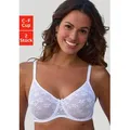 petite fleur Minimizer-BH (Packung, 2 Stück) mit Bügel im attraktiven Doppelpack weiß 90