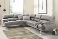 TRENDMANUFAKTUR Ecksofa Cecilia II, in italienischen Design, bequem, hoher Sitzkomfort, L-Form, extrabreite Armlehnen für noch mehr Sitzkomfort