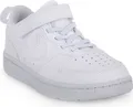 Nike Court Borough Low Sportschuhe Kinder Sneaker Klettschuh Weiß Freizeit, Schuhgröße:EUR 33.5 | US 2Y