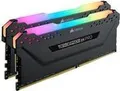 CORSAIR Vengeance RGB PRO - DDR4 - 16 GB: 2 x 8 GB - DIMM 288-PIN - 3200 MHz / PC4-25600 - CL16 - 1.35 V - ungepuffert - non-ECC - Schwarz (CMW16GX4M2C3200C16)