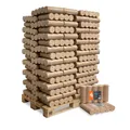 Holzbriketts Nestro Brennholz Kaminholz Brikett Holz 10kg x 96 960kg Palette