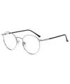 Firmoo Lesebrille mit Sehstärke 2.50x Lesehilfe mit Blaulichtfilter Sehhilfe Lesebrille für Damen Herren Augenoptik Brille （Silber