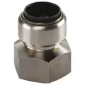 Edelstahl Steckfitting Tectite Übergangsverschraubung Innengewinde 18 mm - 3/4" DVGW