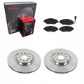 BREMBO Bremsscheiben + Beläge Vorne A3 LEON TARRACO KODIAQ OCTAVIA III GOLF VII