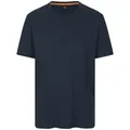 Rundhals-Shirt BOSS blau, 52