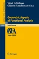 Geometric Aspects of Functional Analysis Vitali D. Milman