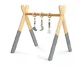 Mamabrum Baby Gym Mamabrum Baby Gym aus Holz mit 3 sensorischen Anhängern, 0M+