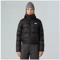 The North Face Daunenjacke 600er Füllkraft, elastischer Rückensaum, Handwärmtaschen schwarz L (42/44)