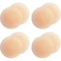 Damen Nippel Coves Wiederverwendbar Silikon Abdeckungen 8cm Brustwarzen Pads