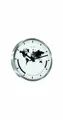 Moderne Uhr mit Quarzwerk von Hermle