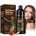 Haarfärbeshampoo Graue Haare Dunkelbraun 500ML Naturlich Parabenfrei