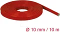 DELOCK 18899 - Feuerfester Schutzschlauch, silikonbeschicht., 10 m x 10 mm, rot