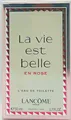 💝 LANCÔME La vie est belle L'eau de Toilette EN ROSE 50ml OVP/NEU