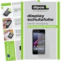 Schutzfolie für Sony Xperia Z1 Compact  matt Display Folie dipos