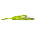 Satinband 6mm x 25m Rolle - FARBAUSWAHL in 3/6/12/18/25/38/50/75/100mm - farbecht & waschbar - Schleifenband für Ostern - Geschenkband zum Verpacken Dekorieren Basteln - Lindgrün 548H