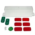 Fluchthaube E - komplett Haube mit Piktogramm, 2 Unterplatten grün
