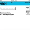 10er PACK(Stk)  000976920020080500 Gewindebolzen DIN 976 m.Kegelkuppen BM 8 x 50