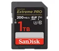 Sandisk SDXC Extreme PRO, 2 Jahre RescuePRO Deluxe Speicherkarte (1000 GB, UHS Class 3, 200 MB/s Lesegeschwindigkeit)