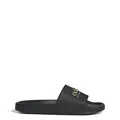 adidas Unisex ADILETTE SHOWER SLIDES, COREBLACK/COREBLACK/MATTEGOLD, 39 EU