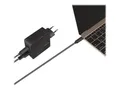 LogiLink USB-C 2-Port Wall Charger - Netzteil - 65 Watt - 3.25 A - 2 Ausgabeanschlussstellen (USB, USB-C)