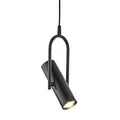 Decken Hänge Lampe Wohn Zimmer Schein Werfer Design Pendel Leuchte schwarz Searchlight 1891-1BK