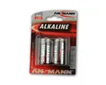 ANSMANN AG 2er Pack Baby C Alkaline Batterie, Ansmann R14 Batterie