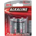 Ansmann 1513-0000 Alkaline Batterie, Baby (C), 2er Pack (1513-0000), 7,2mAh