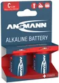 2 ANSMANN Alkaline Batterie 'RED', Baby C LR14, 2er Blister