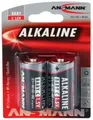 ANSMANN 1513-0000 Alkaline Batterie Baby C 7,2mAh, 2er-Pack