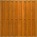 Woodtex Sichtschutzelement WOODTEX Holz Sichtschutzzaun Nadelholz Braun blickdicht braun 180 cm x 4 cm
