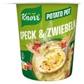 Knorr Speck & Zwiebeln Potato Pot, leckeres Kartoffelgericht (8er Pack a 58 g)