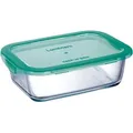 KeepŽn Box rechteckig 82cl m. Deckel - 6 Stück - Transparent