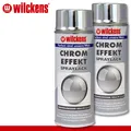Wilckens 2 x 400 ml Chrom Effekt Spray innen hochglänzend Deko