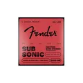 Fender 8250 Bass Strings, Nickel Plated Steel Taper Wound, Long Scale, 8250-5M .045-.130 Gauges, (5)