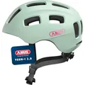 ABUS Fahrradhelm Youn-I 2.0 - mit Licht für Kinder, Jugendliche und Junge Erwachsene - für Mädchen und Jungen - Mint, GröÃŸe M