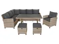 bellavista - Home & Garden Dining-Lounge Prato (Ecksofa, Grau)