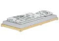 Erst-Holz®Niederflurbett extra niedriges Bettrahmen Futonbett 100x200 Kiefer klar lackiert V-60.47K-10ohne Zubehör